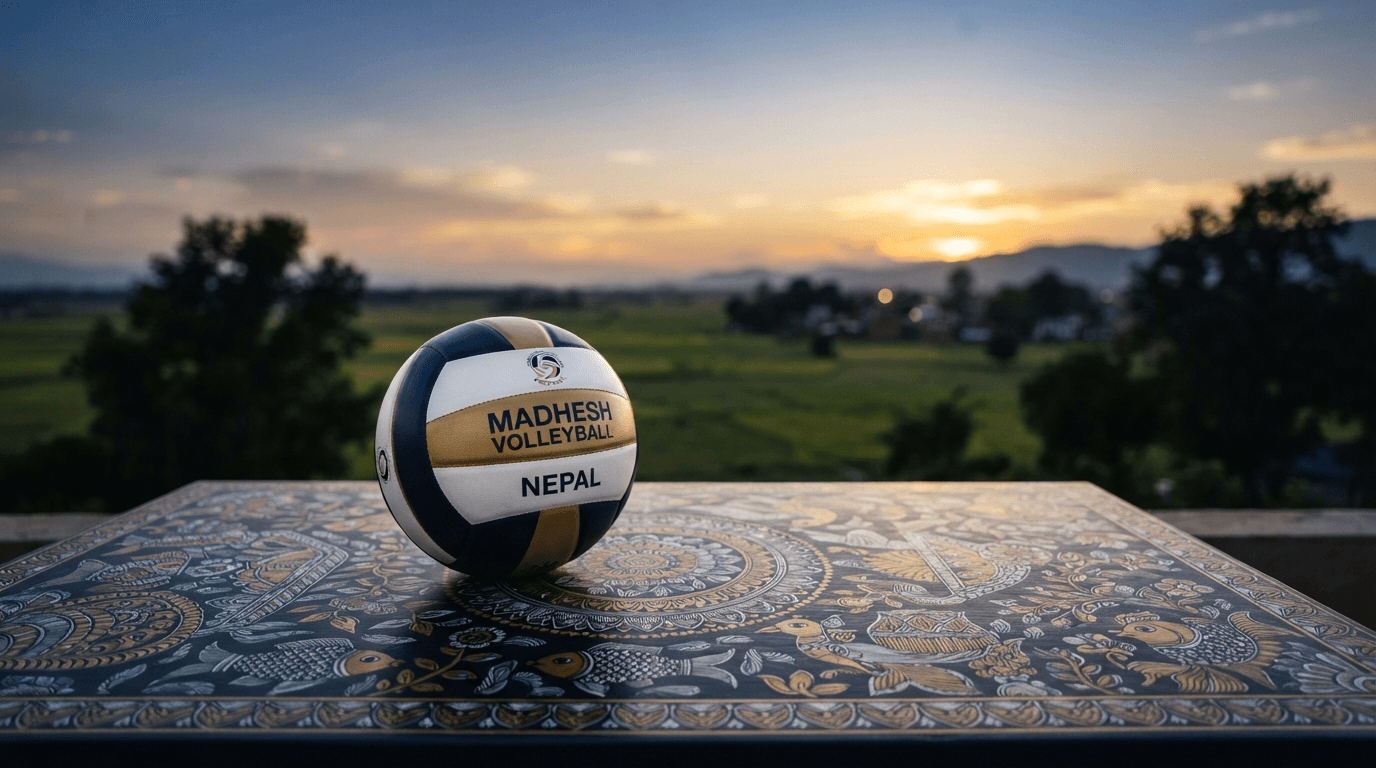 Madhesh landscape at sunset