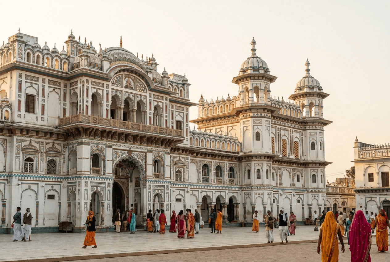 Janaki Temple, Janakpurdham — heart of Mithila